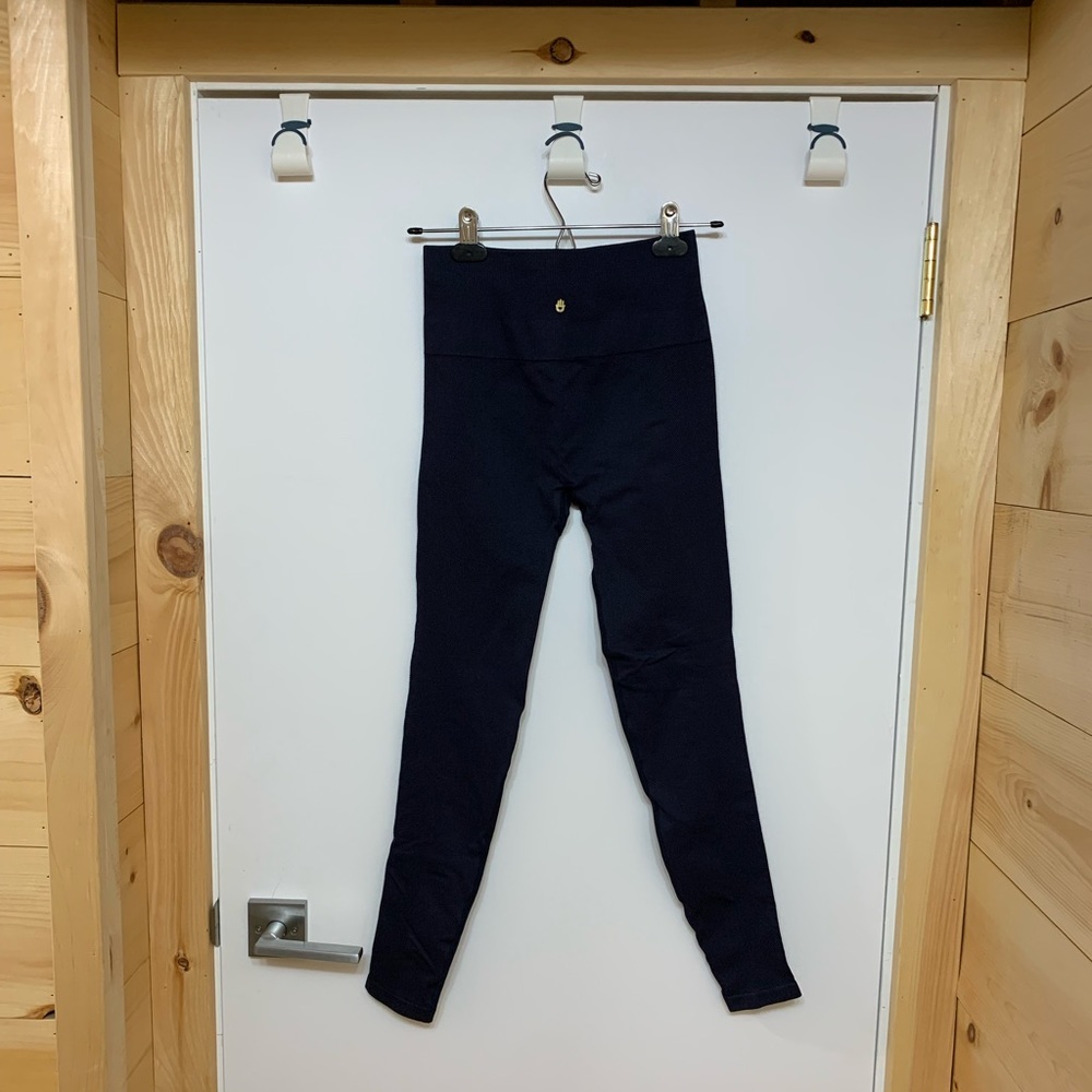 Spiritual Gangster Navy Blue Leggings
